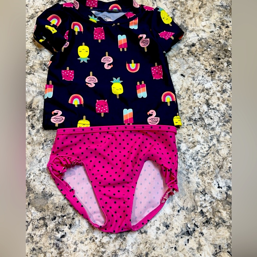 Carter’s Swimsuit Rashguard & Bottoms